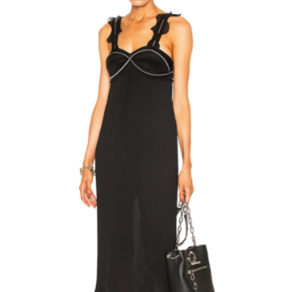3.1 Phillip Lim pleated dress black tie